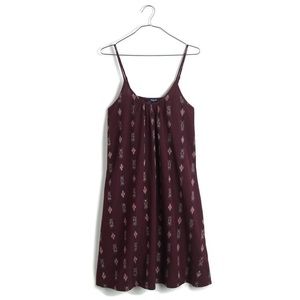 DONATED {Madewell} Backyard Sundress in burgundy Ikat